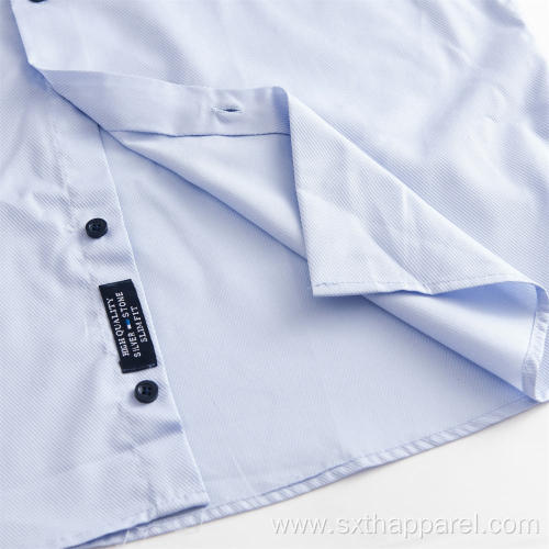 Men's Long Sleeve Formal Dot Printed Shirt